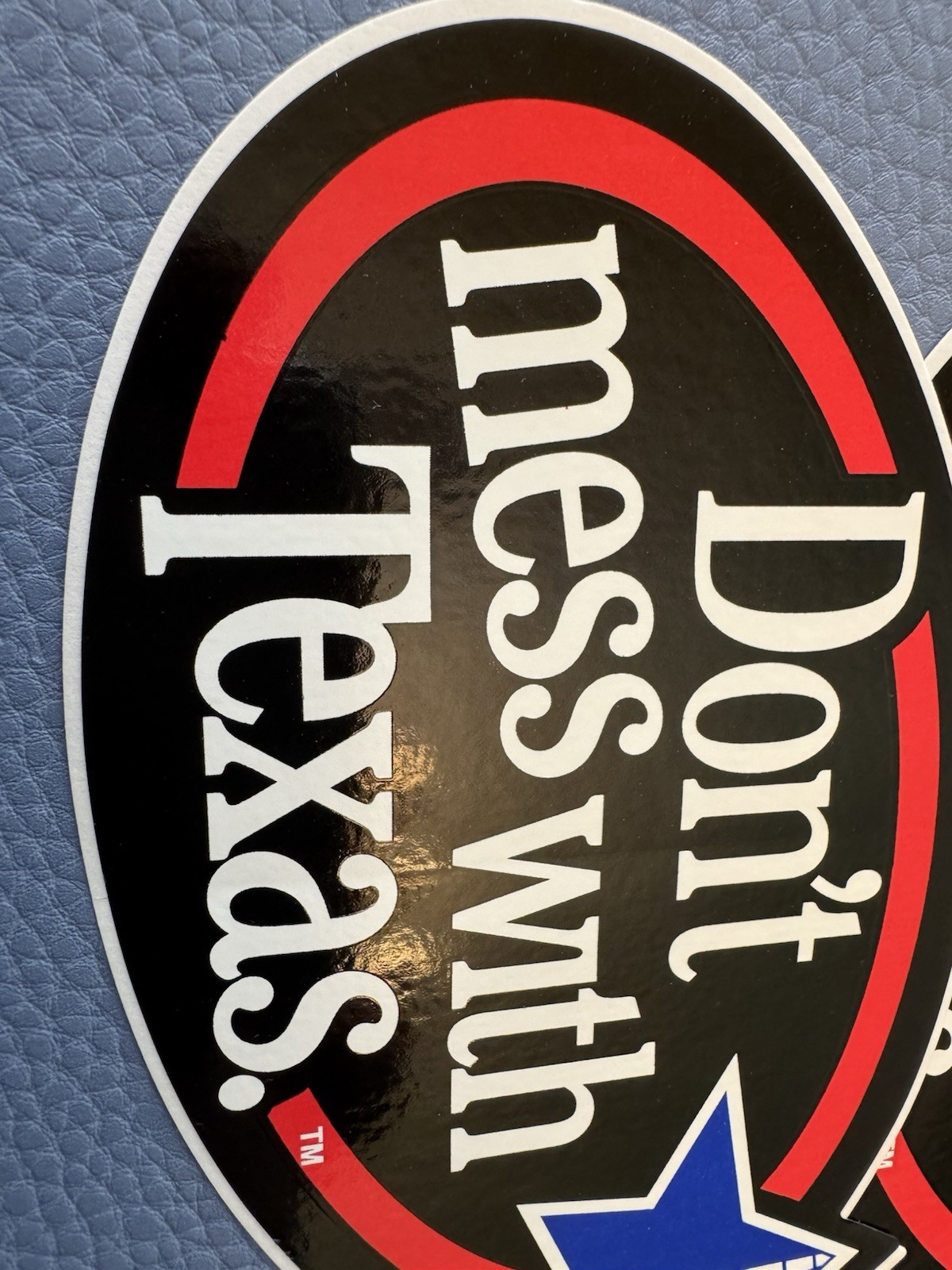 Lot 2 Don’t Mess With Texas Advertising Glossy Sticker Ephemera Tourism Travel