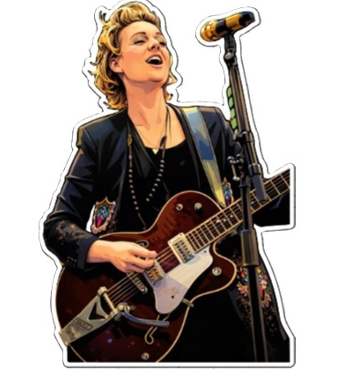Brandi Carlile/xobc/ Computer/Car/Cup Vinyl Decal 3×3 + Sticker