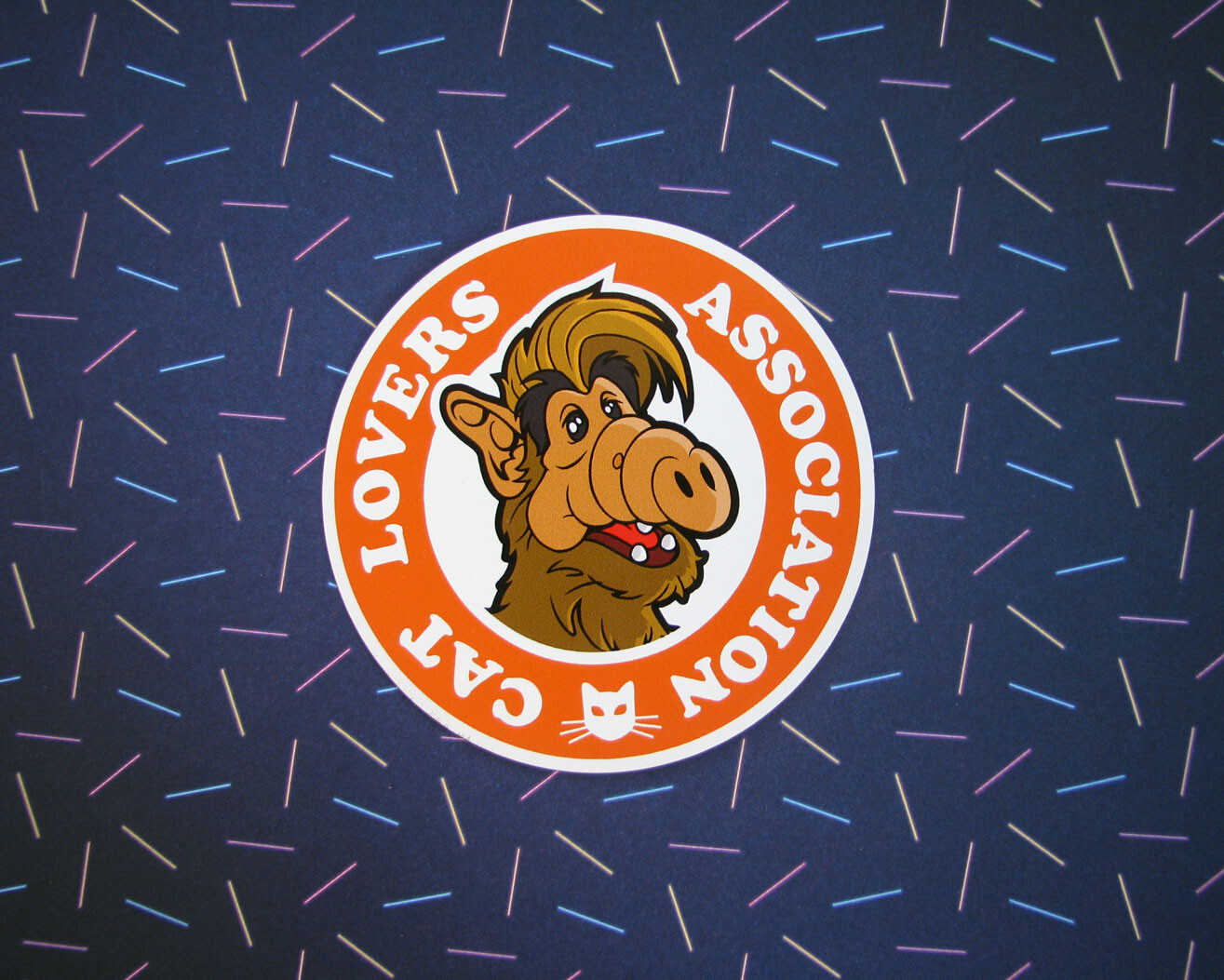 ALF Fridge Magnet – Cat Lovers Association Flex Magnet 80s TV Car Vehicle
