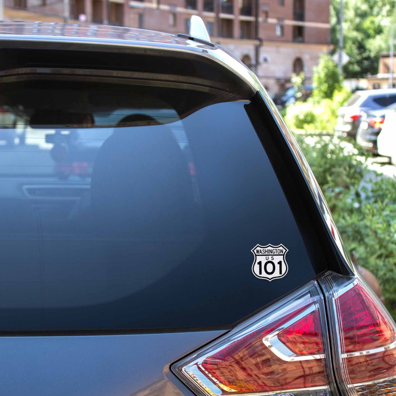 Washington Highway 101 Road Sign Sticker – Cool Olympic National Park Decals