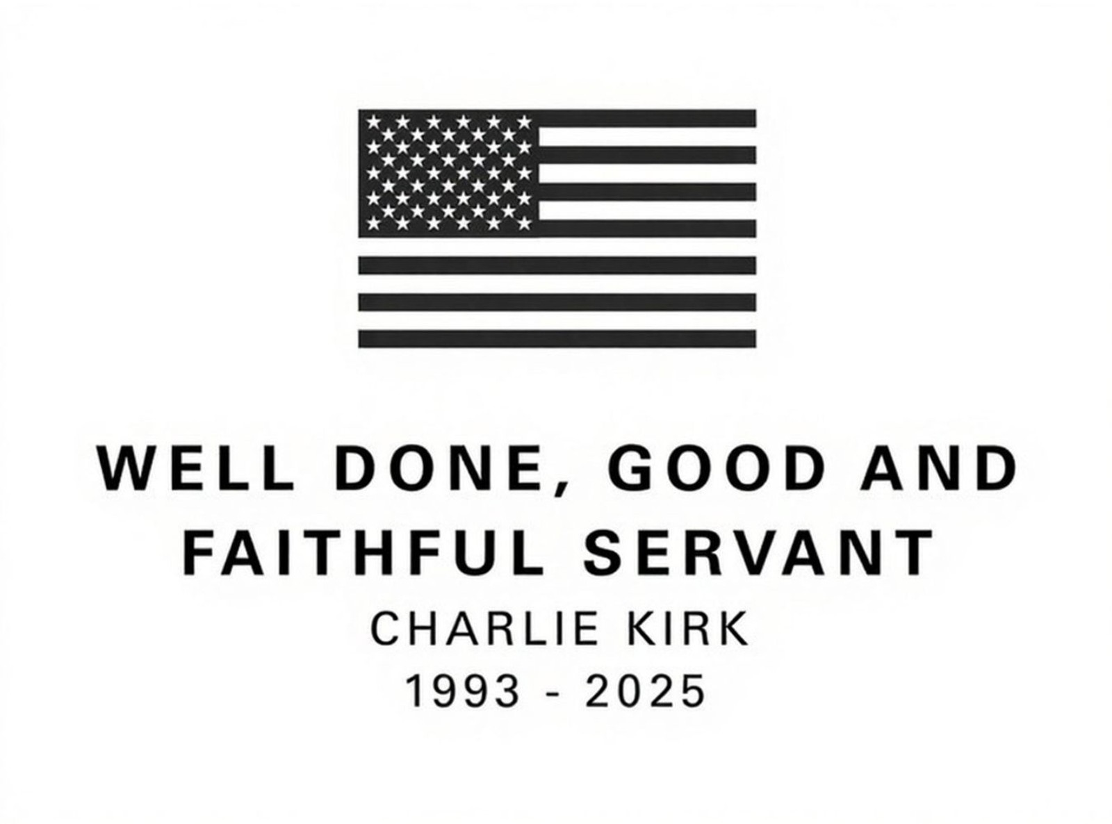 CHARLIE KIRK STICKER DECAL RIP WATEPROOF & REMOVABLE TURNING POINT TPUSA