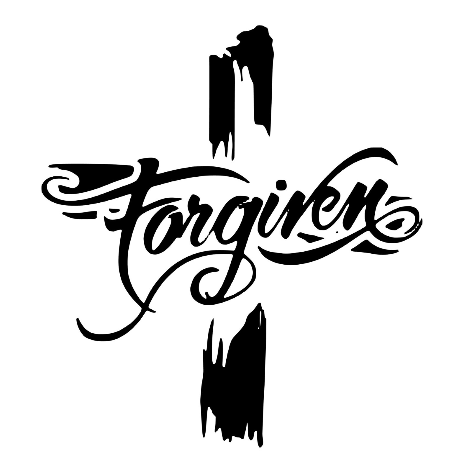 Forgiven Cross Window Decal Sticker Car Truck Yeti Laptop