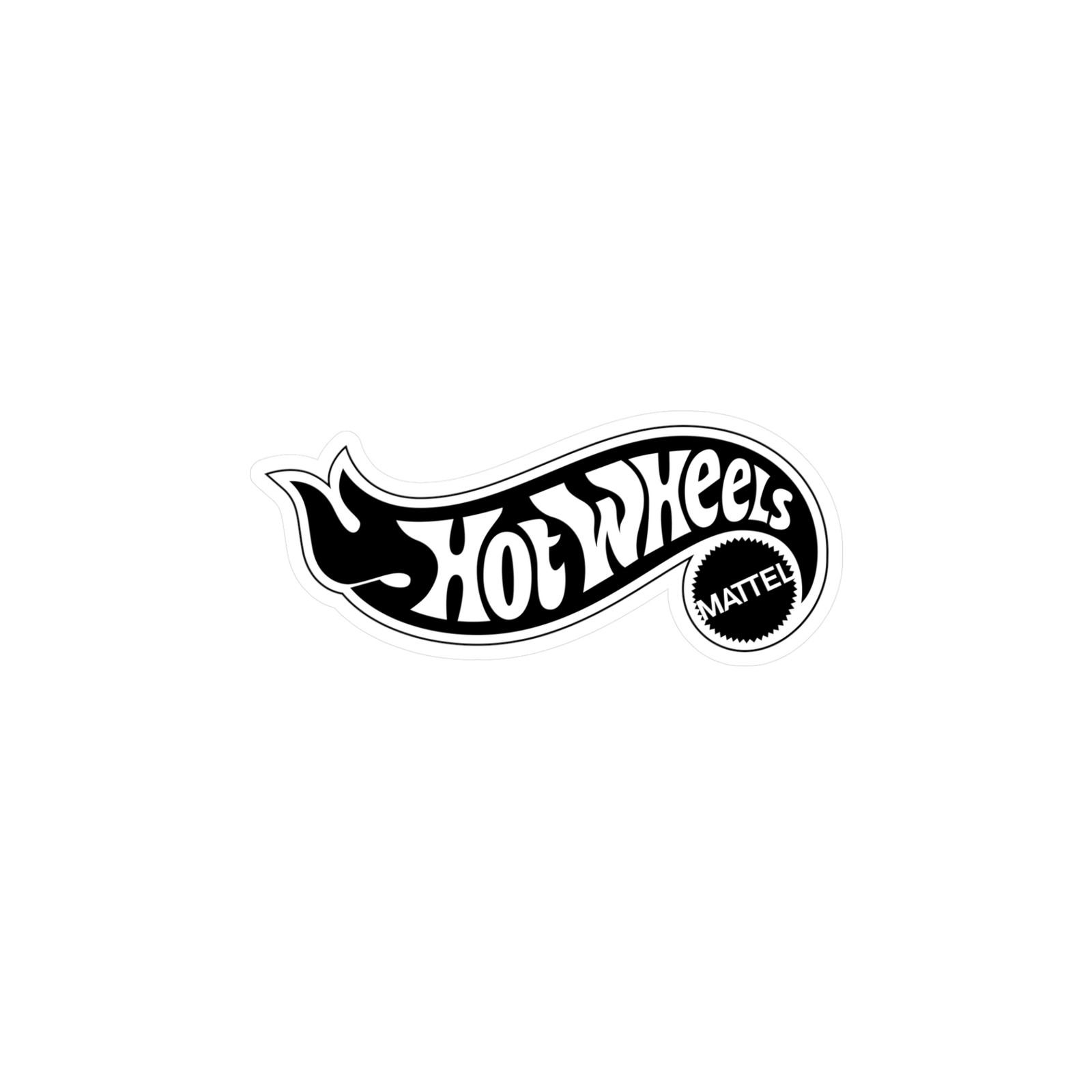 Hot Wheels Mattel Logo, Cars, Decal Sticker