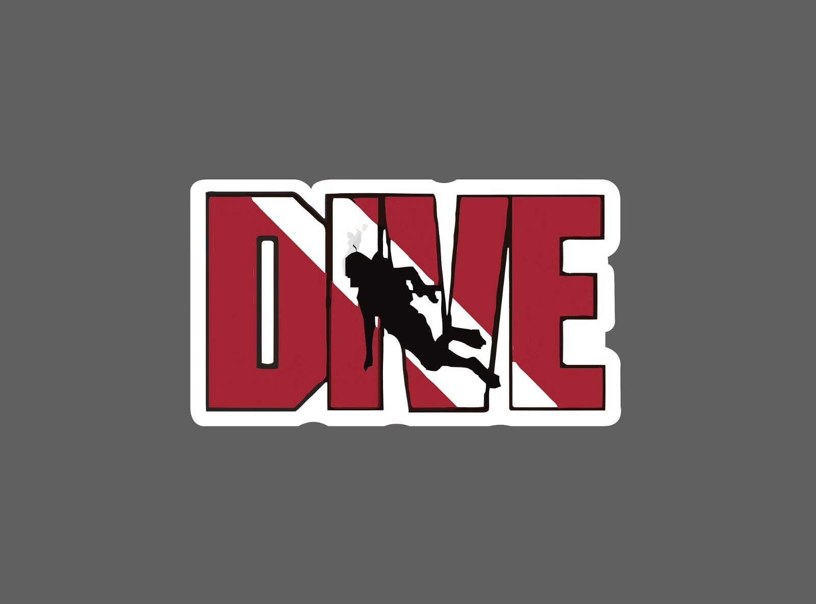 Dive Sticker Diver Scuba Waterproof NEW – Buy Any 4 For $1.75 EACH Storewide!