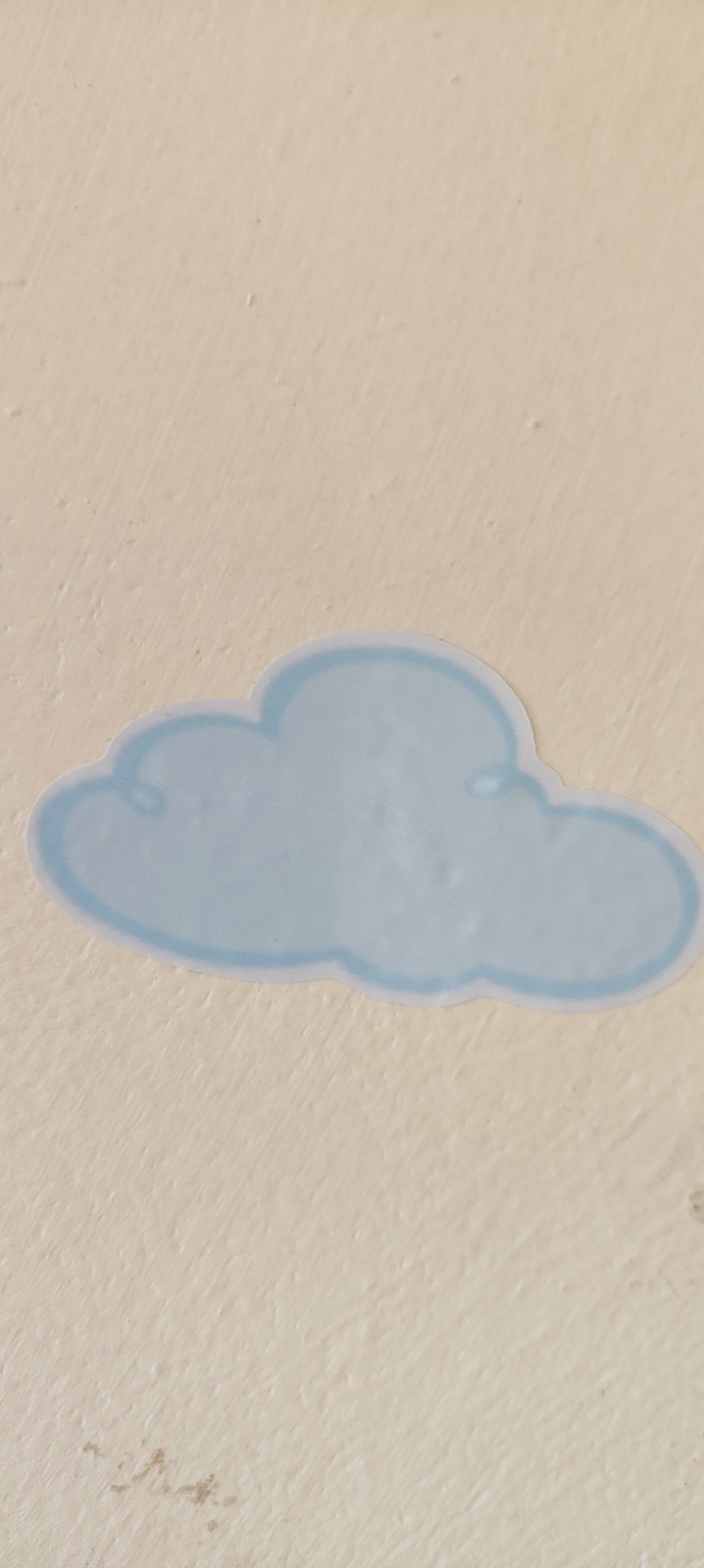 cloud sticker red color x2
