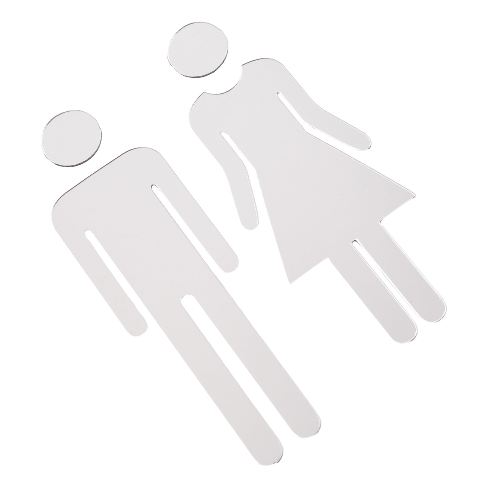 Sticker Toilet Sign Decals Indicator Plaque Men&Woman Replacemnt Restroom