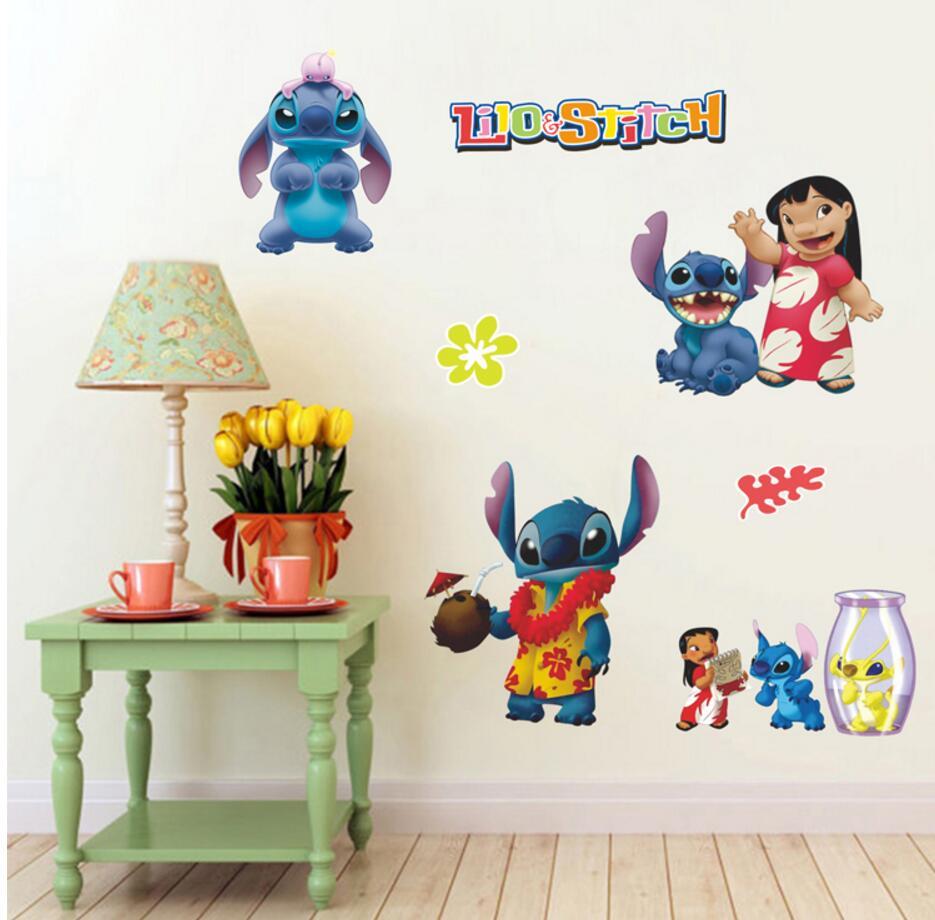 NEW Lilo & Stitch Removable Wall Stickers Decal Kids Home Decor US Seller