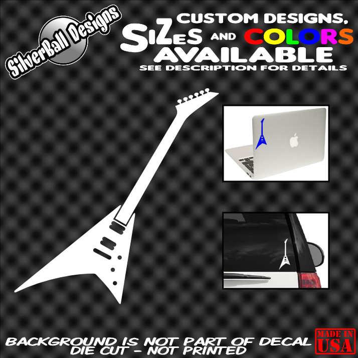 Randy Rhoads Guitar Vinyl sticker Fender Dean Rich ESP Gibson Jackson Ibanez
