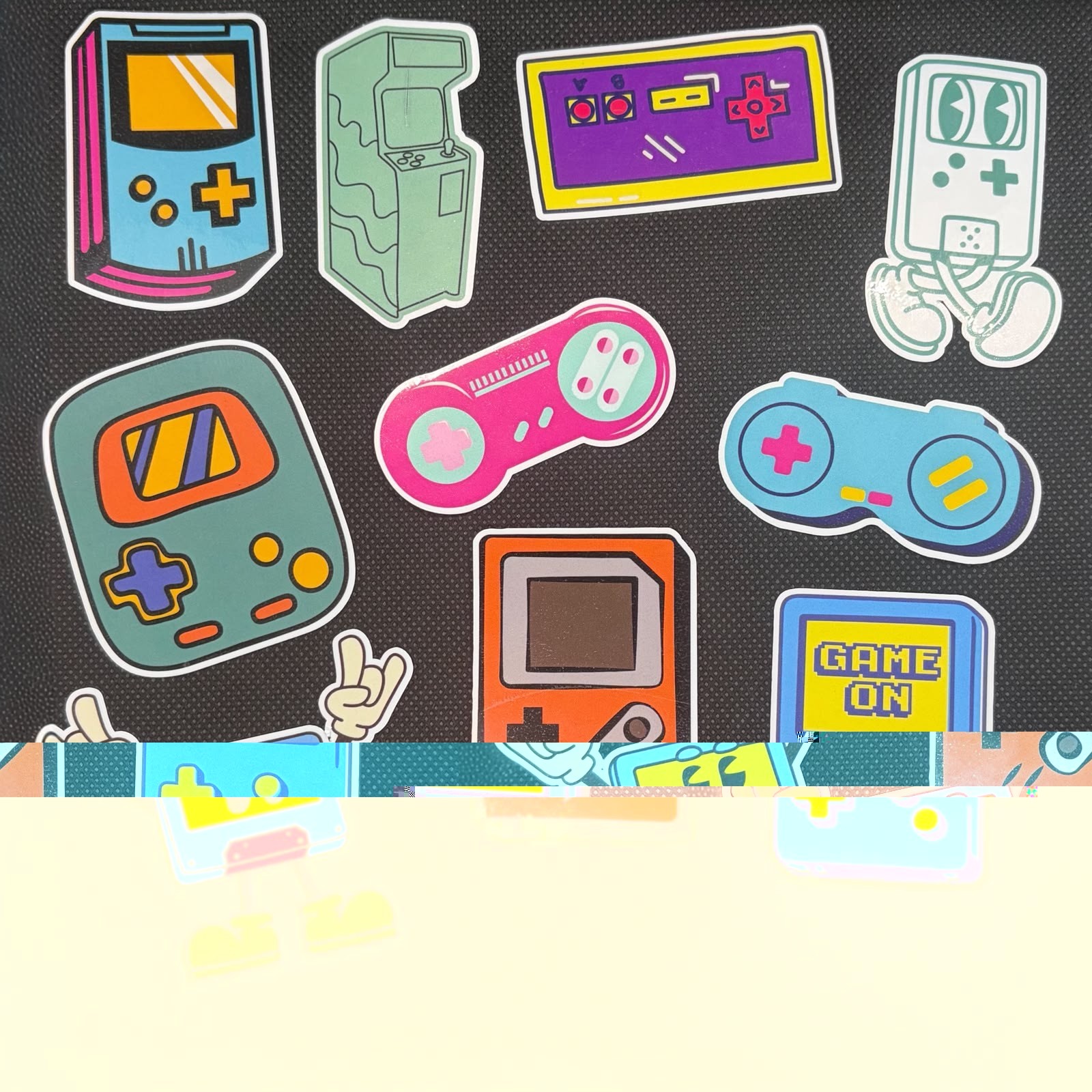 Retro Gaming Sticker Pack 10pc | Video Game Vinyl 2.5" Stickers