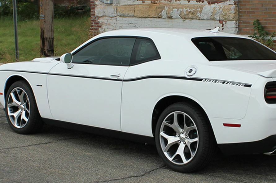 STX Stripe Fits: 2011 – 2021 Dodge Challenger Graphics Decal on 3M Film