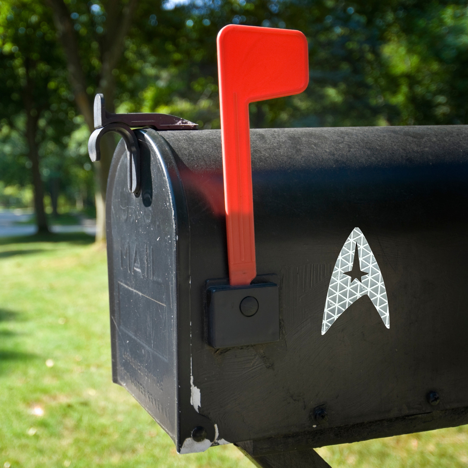 Star Trek Symbol Reflective Decal Starfleet Reflector Sticker For Trekkies