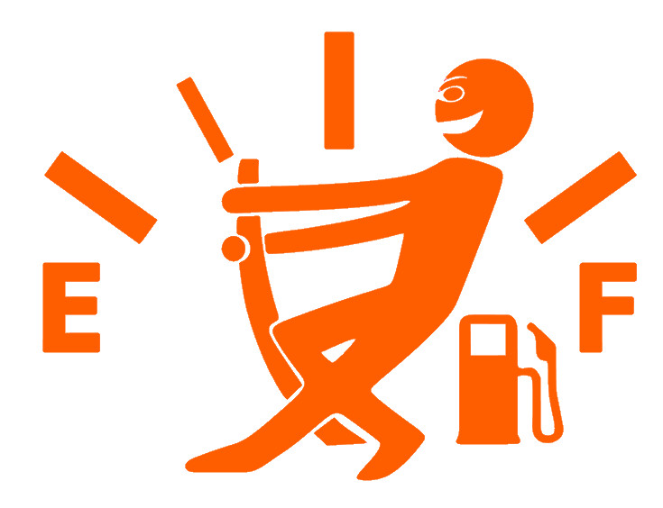 HOLD GAS GAUGE FULL, GAS, Decal Stickers for Cars, Laptops, Tablets