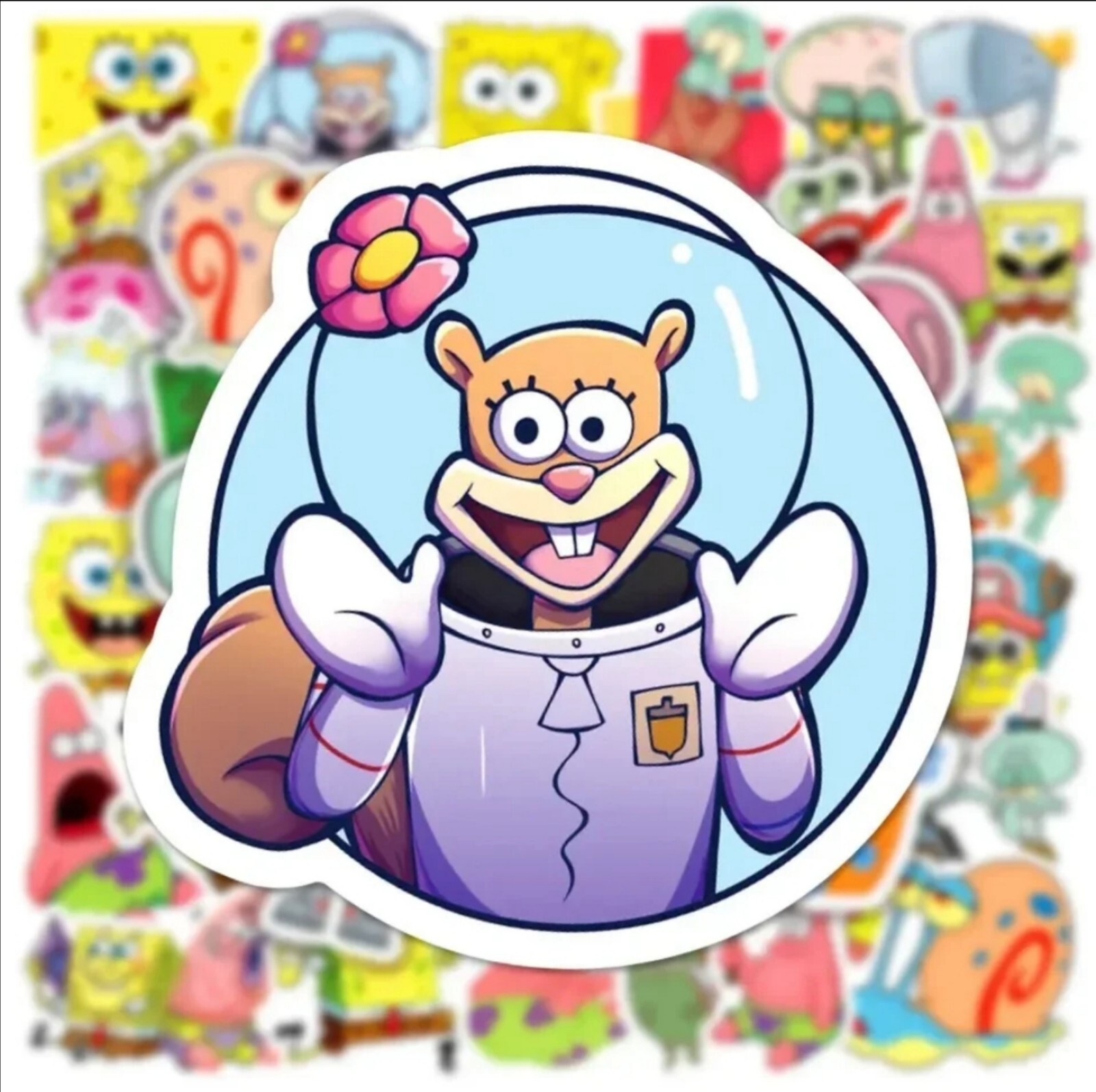 20 PCS Kids Cartoon TV Show Sponge Water Pineapple Sea Stickers BRAND NEW