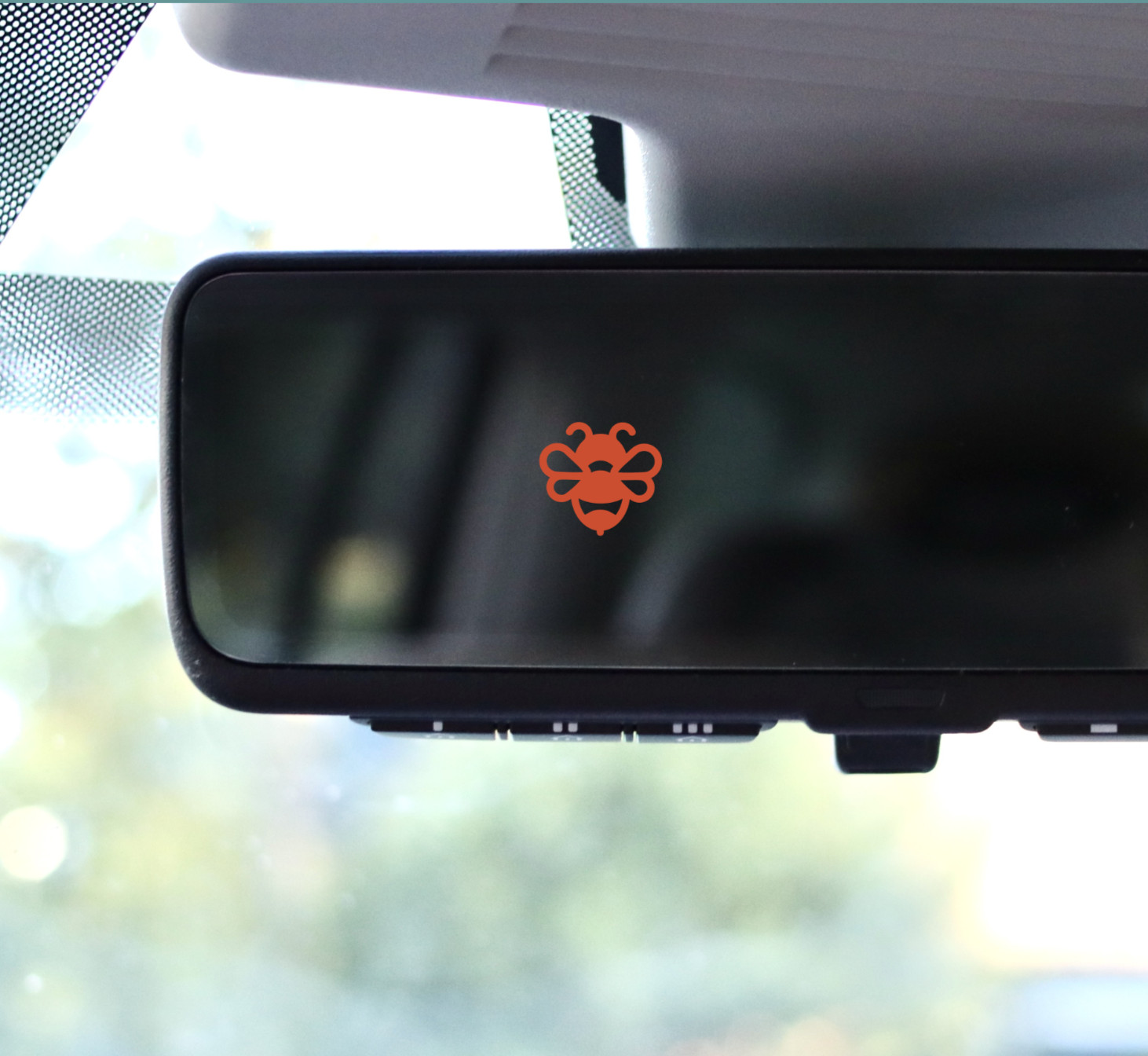 MINI Bumble Bee Permanent Vinyl Sticker Decal 2 PACK