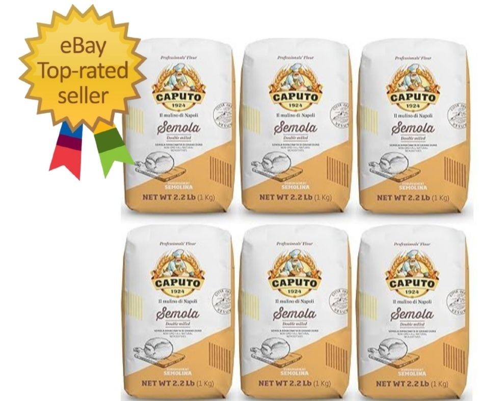 Semolina Wheat Flour 2.2 LB (Pack of 6) 211.2 Ounce 1)