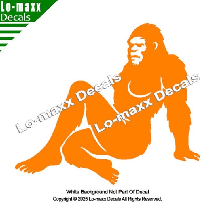 Sassy Squatch Bigfoot Vinyl Decal Funny Die Cut Sticker for Car Laptop Toolbox