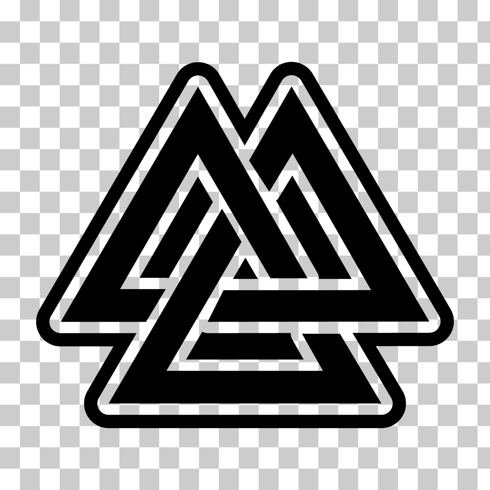 Valknut Viking Norse Symbol Custom Vinyl Sticker Decal Odin Thor Death Valhalla