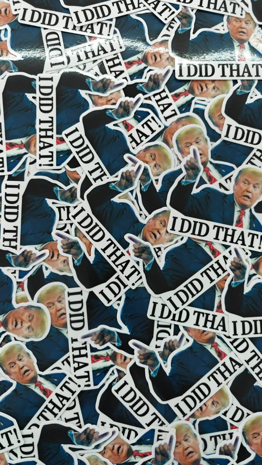 I Did That Trump Sticker 10 Pack Funny Meme Vinyl Decal Waterproof 3in