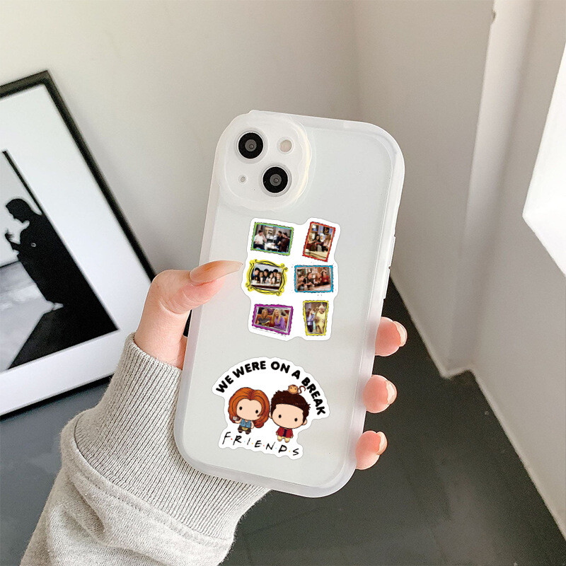 100Pcs Cartoon Friends Sticker for Adults Teens Girls Scrapbooking Water Bottles
