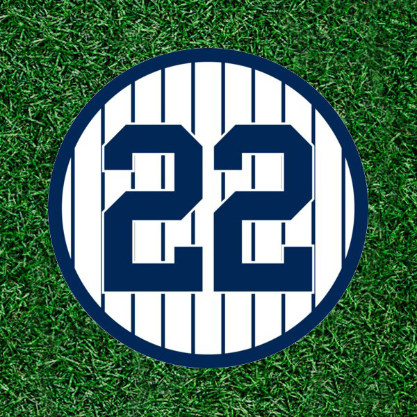 Yankees Ben Rice #22 100% waterproof vinyl sticker decal – several sizes