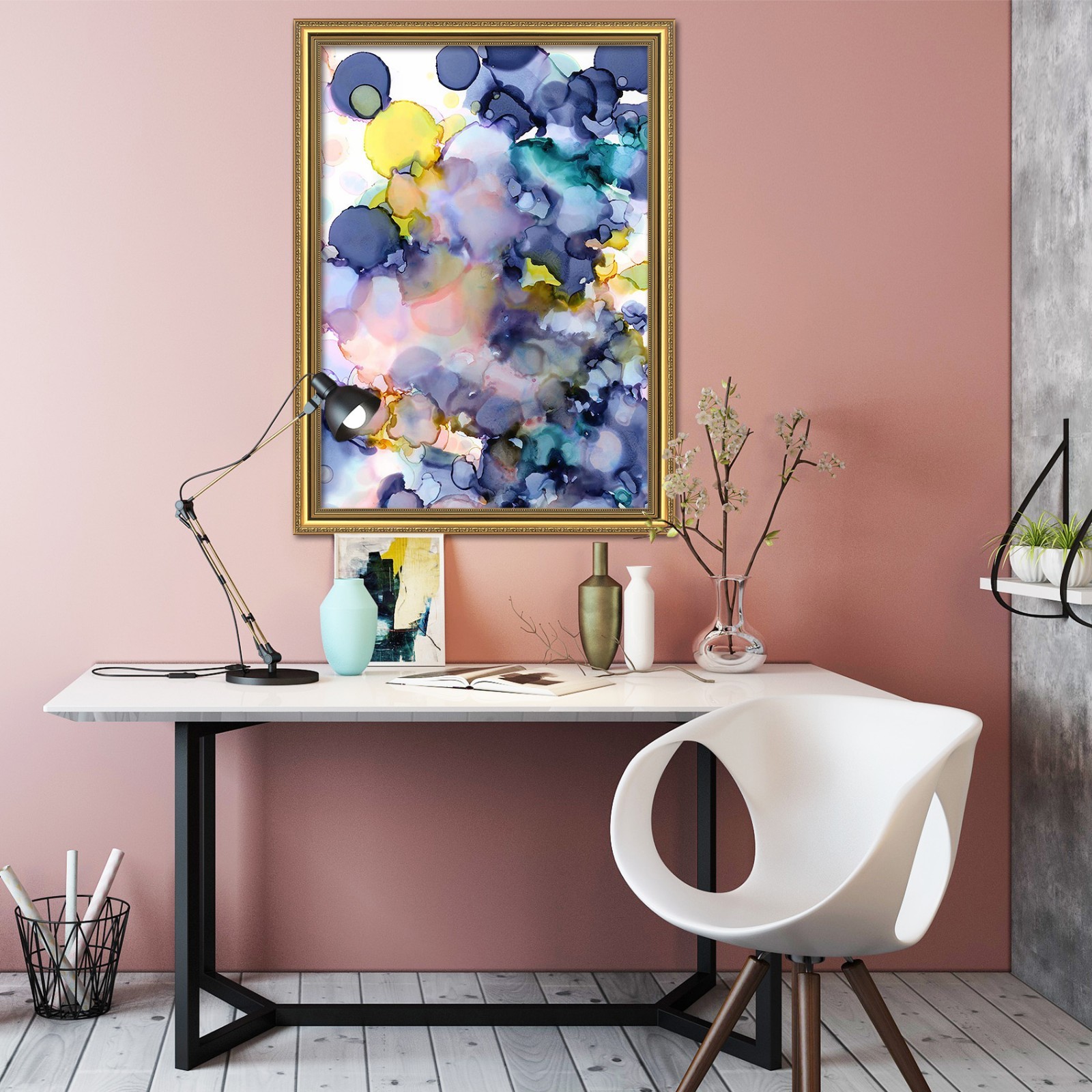 3D Pattern Abstract 685 Fake Framed Poster Home Decor Print Painting Unique Art