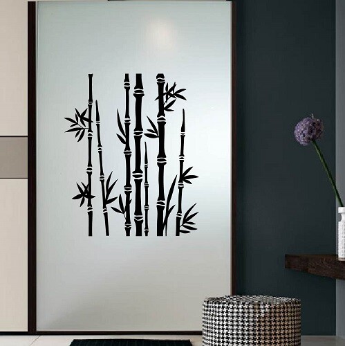 Vinyl Decal Bamboo Trees Floral Design Any Room Wall Sticker Mural Decor 1955