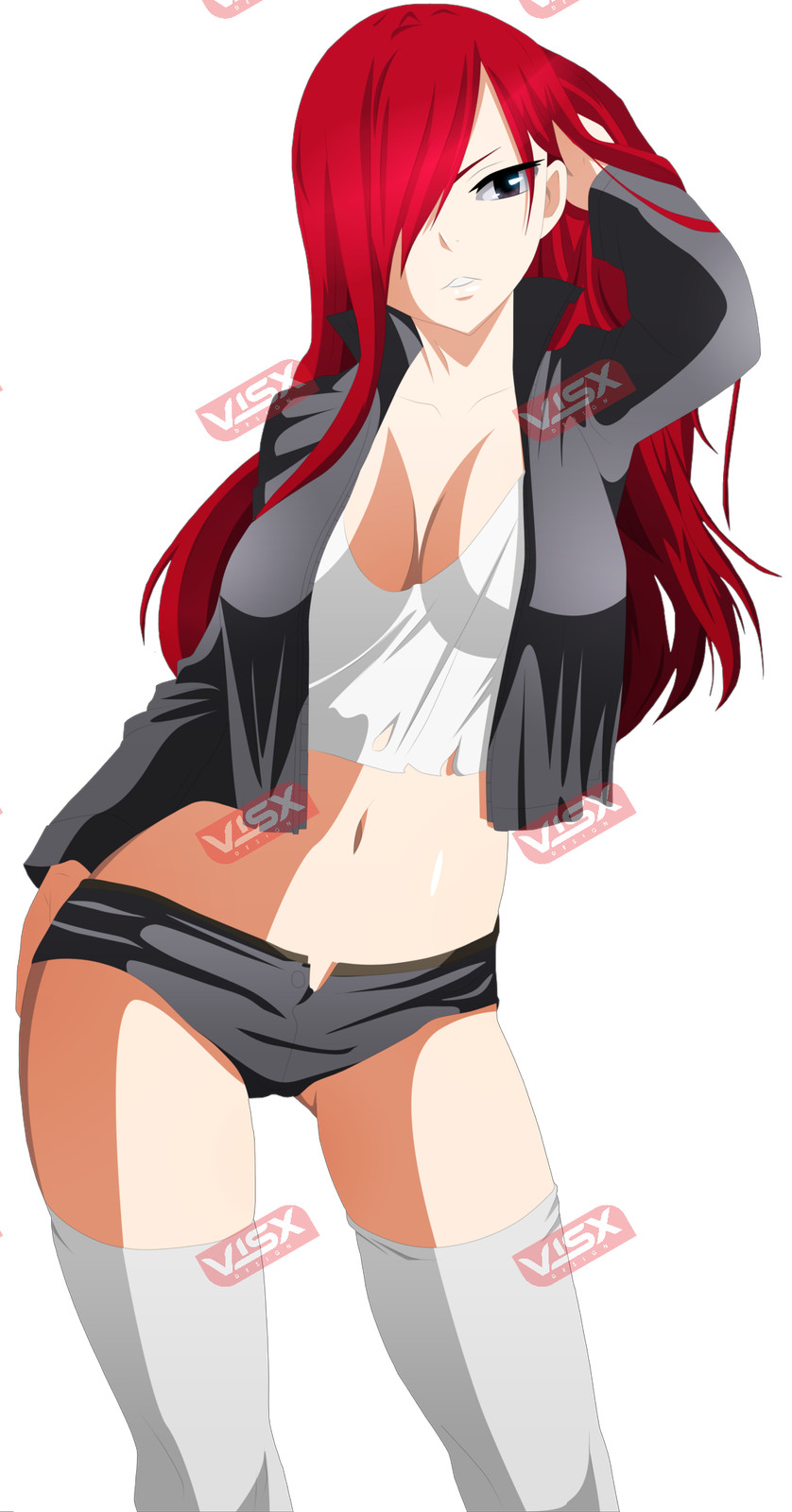 Rias Gremory 2 High School Dxd Anime Bumper Sticker Peeker Car Sticker Decal