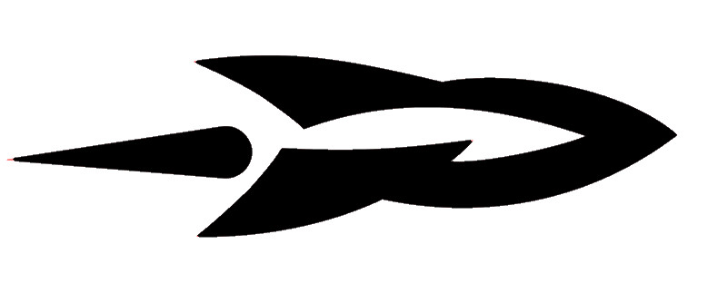 2 x ROCKET, (2 STICKERS) Decal Stickers for Cars, Windows, Laptop, Tablet