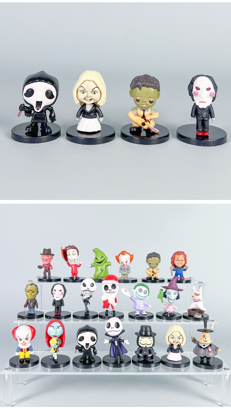 10-20pcs Nightmare Before Christmas Figures- Jack Skellington Mini Model Toy Lot