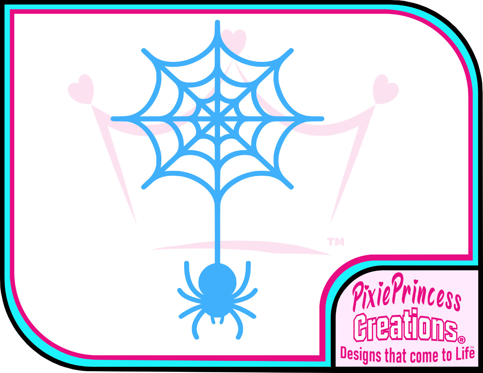 Spider Web B Funny Halloween Vinyl Sticker Wall Window Horror Laptop Car Decal