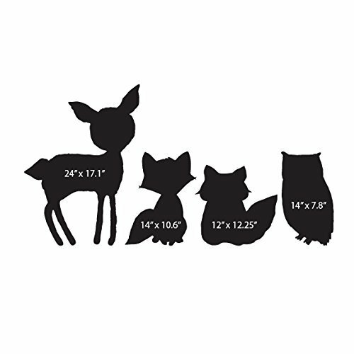 Woodland Creatures Wall Decal Collection – Nursery and Children's Room Decor Set