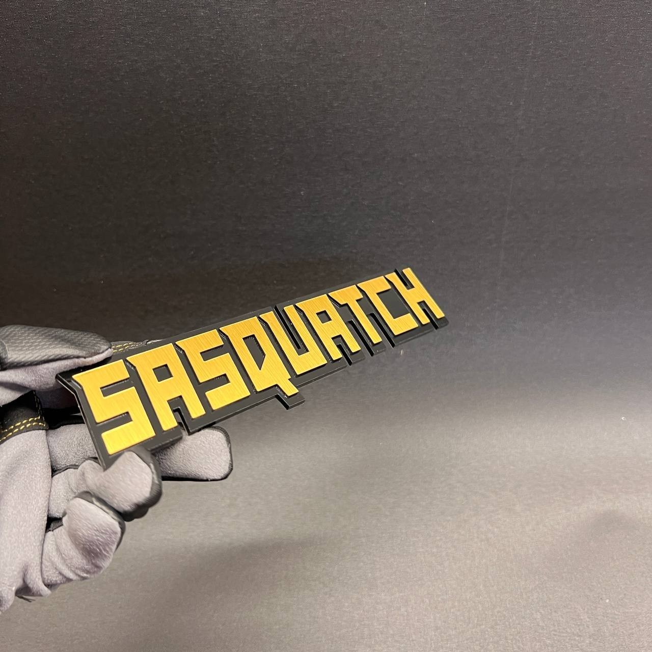 1PC SASQUATCH Custom 3D Text Car Badge Fender Emblem Tailgate Toolbox Decal