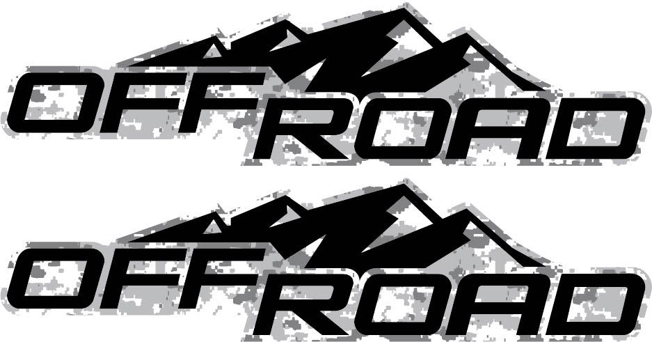 2004-2012 4×4 Decals Stickers for Chevy Colorado Xtreme GMC Canyon 4WD Bedside
