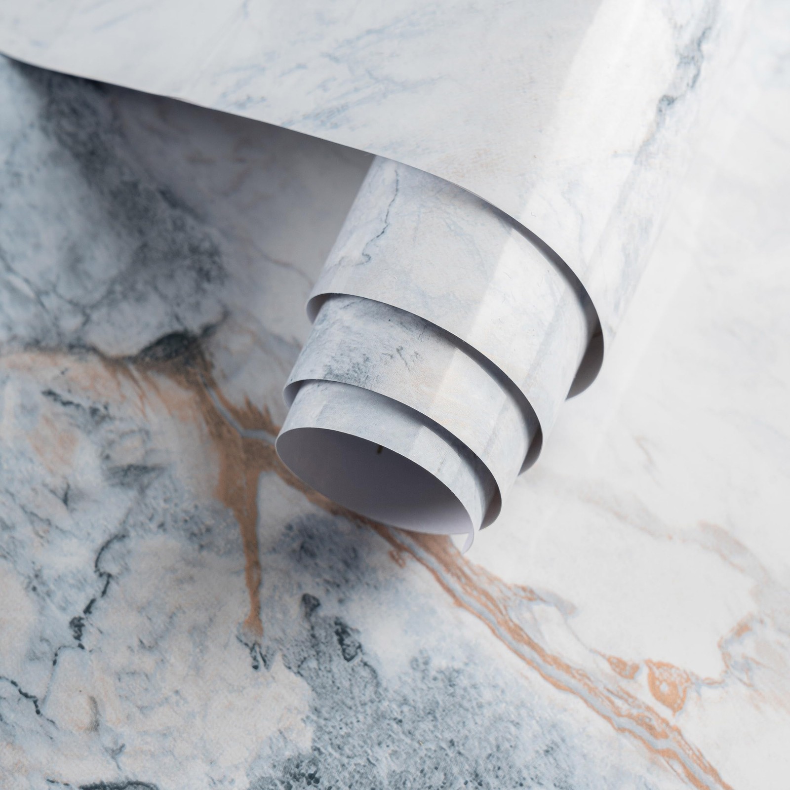 White Blue Marble Contact Paper kitchen Granite Laminate peel and stick Count…