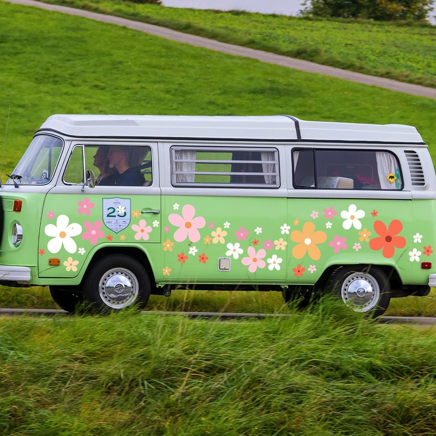 12 Sheets Daisy Stickers 147 Pcs Daisy Flower Car Decals Vinyl Self Adhesive Ret