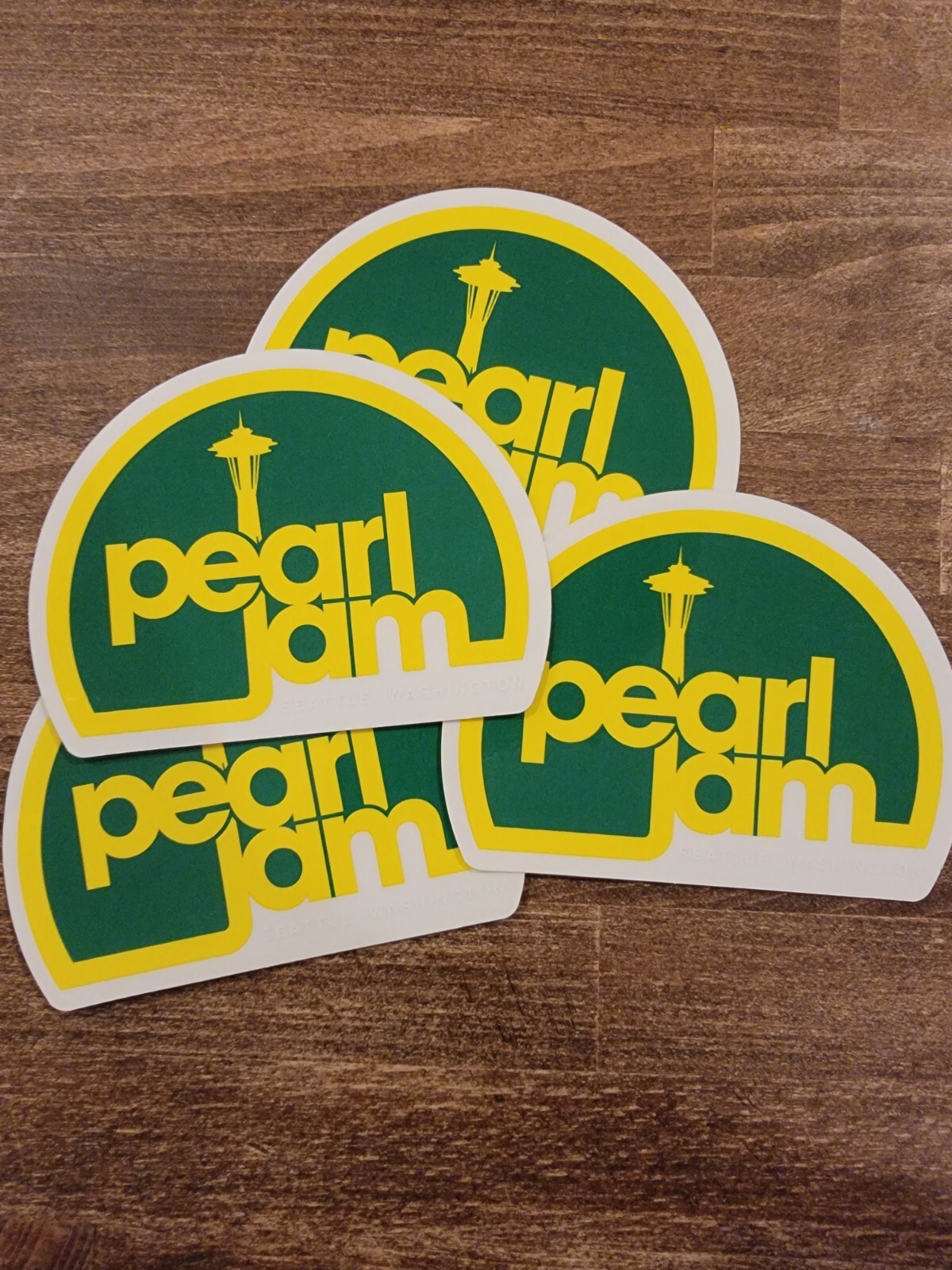 Pearl Jam Die-Cut Vinyl Sticker Tenclub Space Needle Seattle
