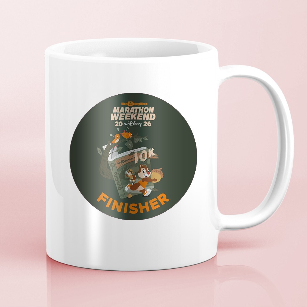 RunDisney Marathon Weekend 2026 10K 6.2 Miles FINISHER Water Bottle Sticker