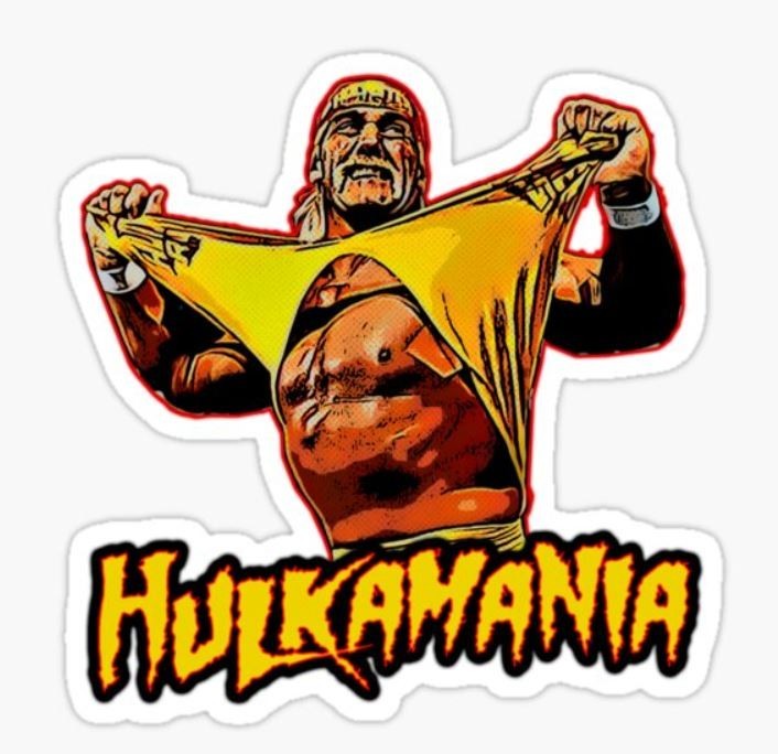 Hulk Hogan ~ Hulkster 1.5" Vinyl Sticker ~ RIP Brother!! ~ Wrestling ~ WWF