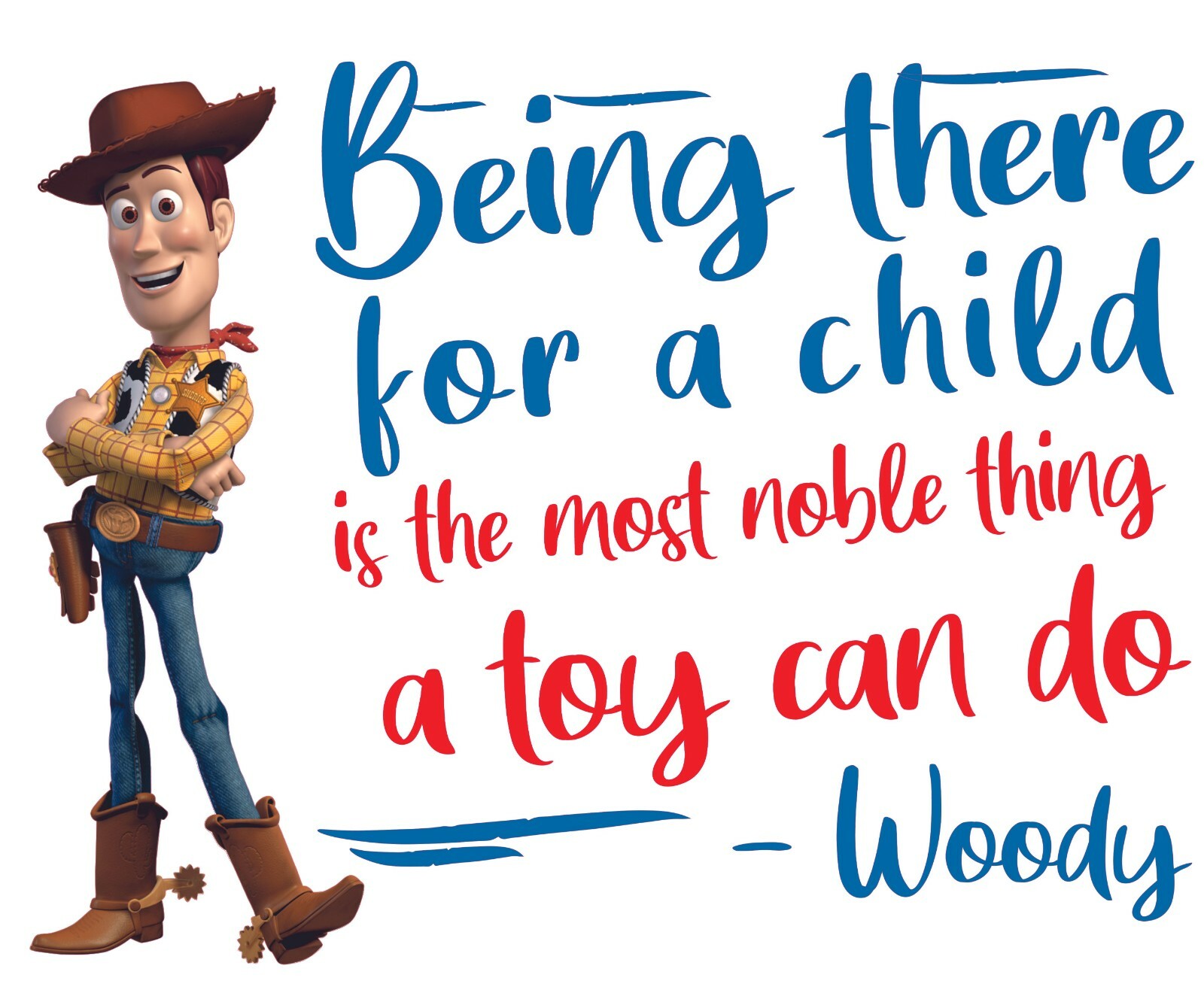Toy Story Woody Vinyl Home Wall Decor Quotes Kids Bedroom Living Room Decoration