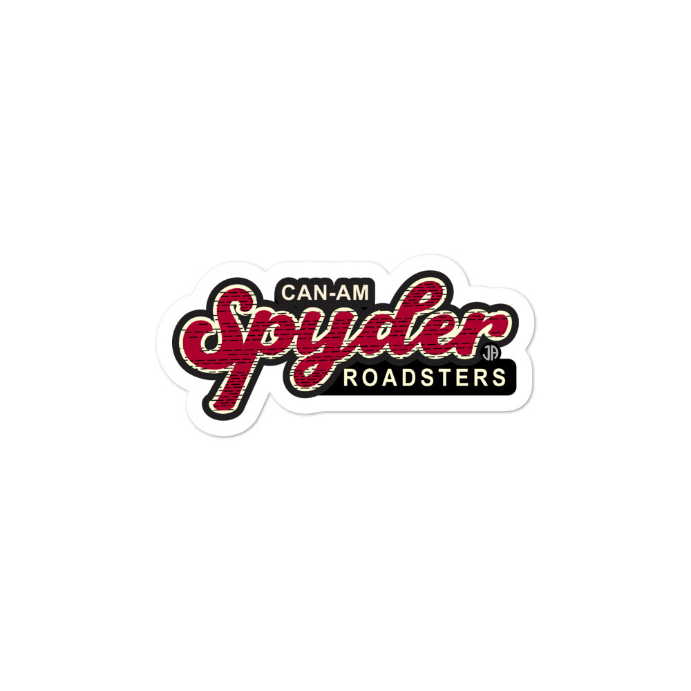 Can-Am Spyder Bubble-free stickers