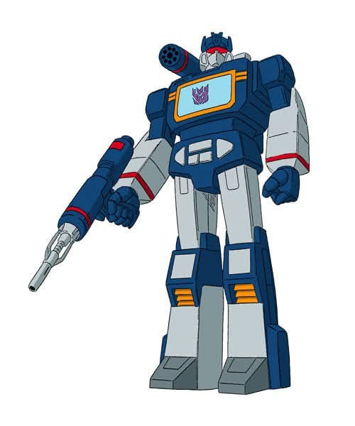 TRANSFORMERS X SOUNDWAVE X G1 DIE-CUT VYNIL STICKER