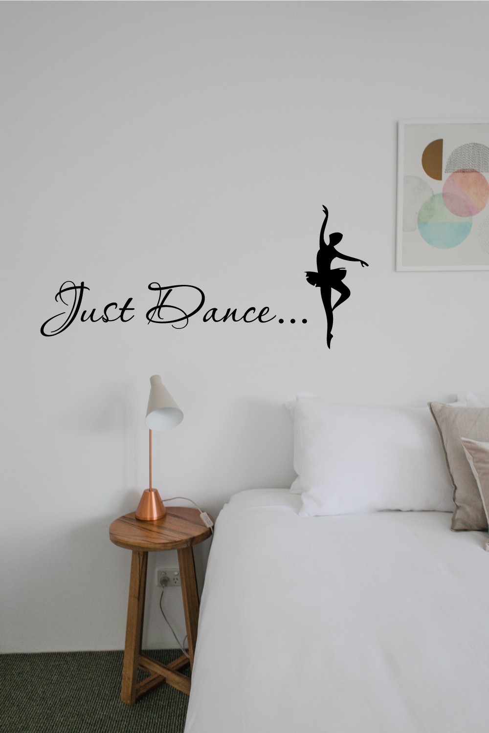 Just Dance Vinyl Wall Art Inspirational Quotes and Saying Home Decor Decal stick