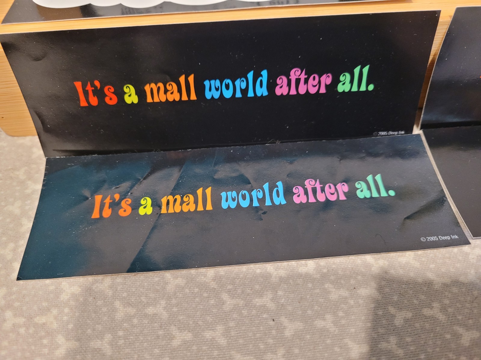 2000s Y2K Scholastic Book Fair Deep Ink I Hate People Mall Bookmark Sticker Lot