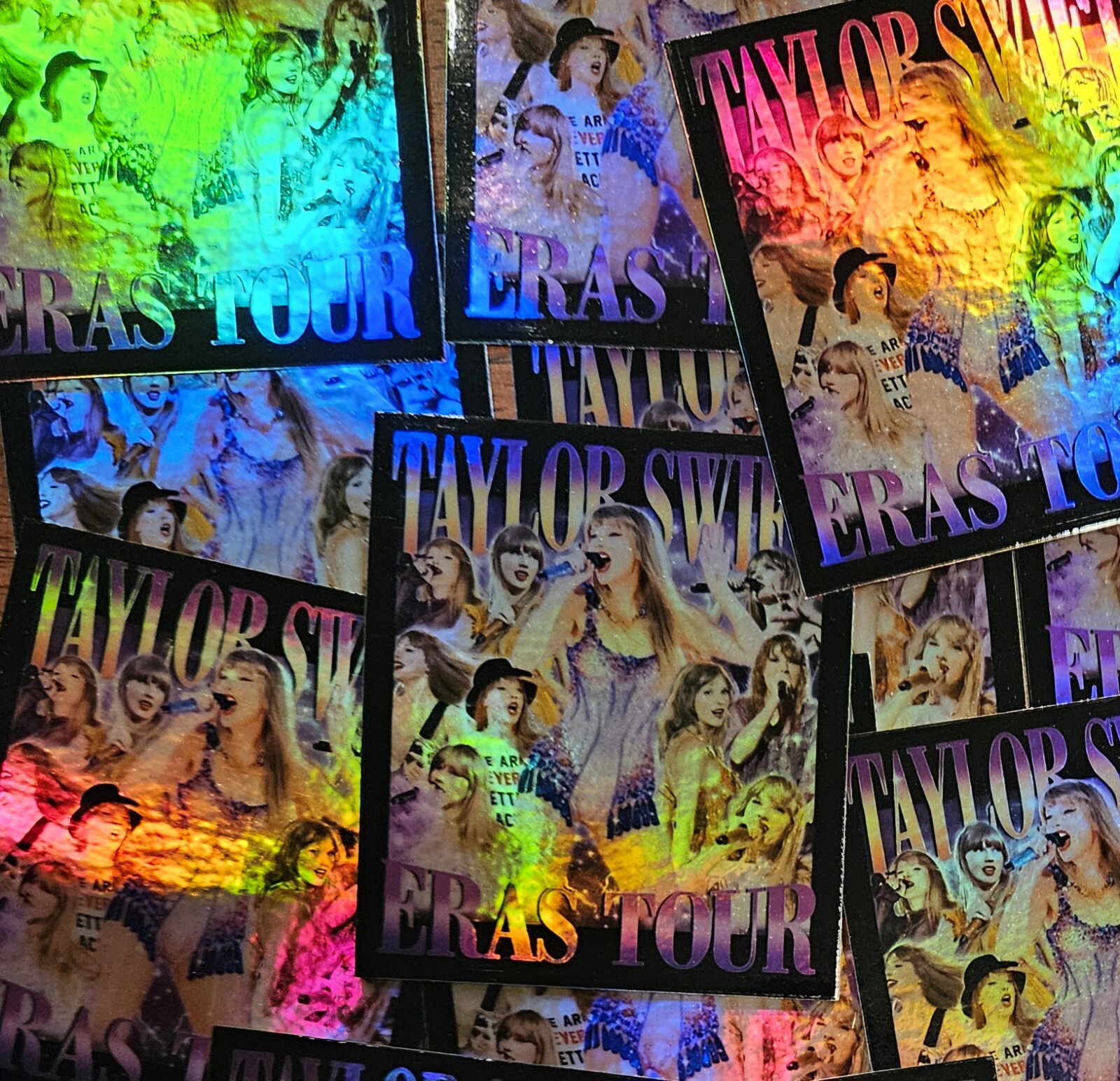 Taylor Swift Holographic Sticker Eras Tour 2.5"x3.5" Weatherproof