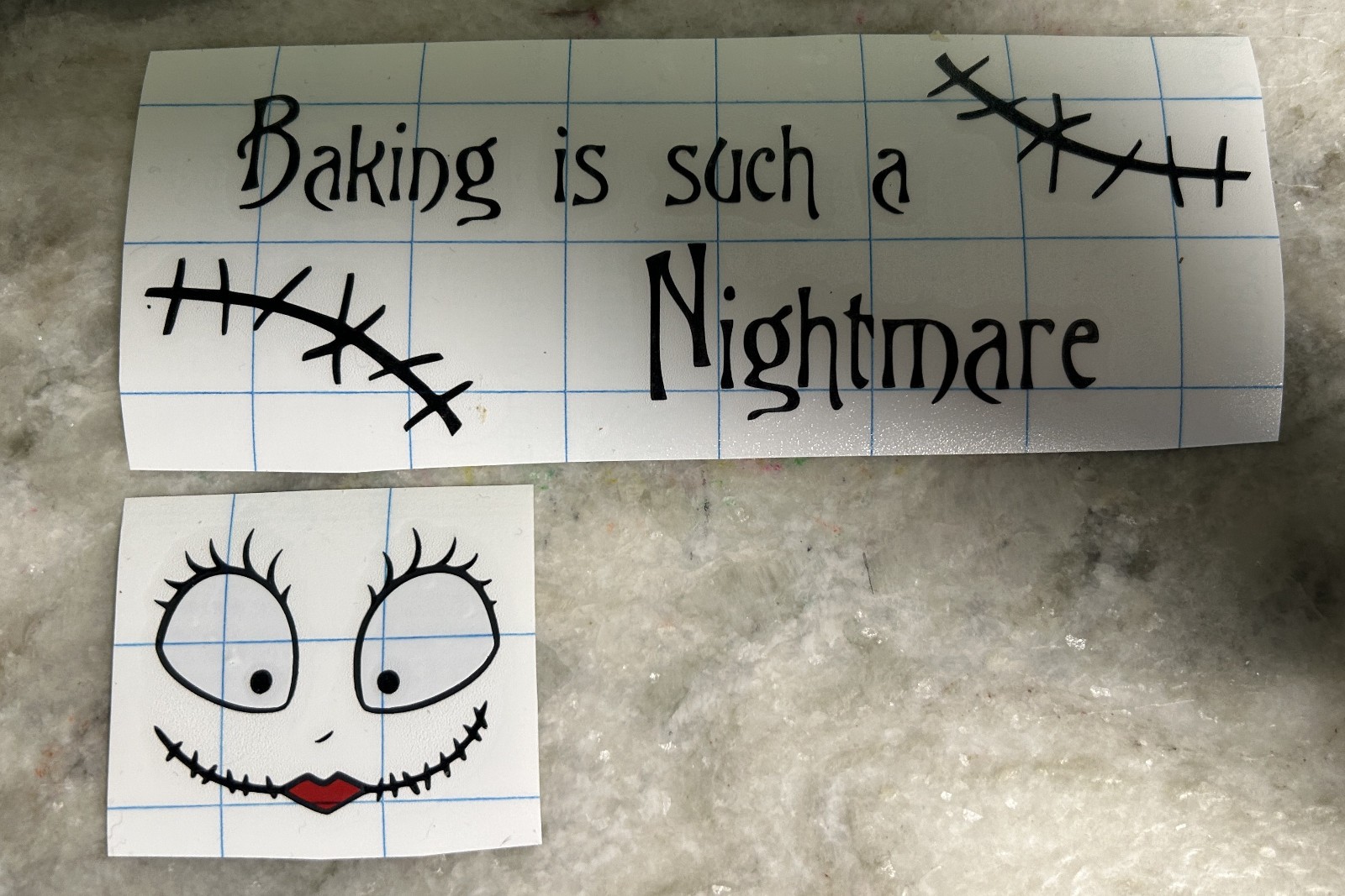 Sally Nightmare Before Christmas Kitchen Aid Decal Sticker – 2013