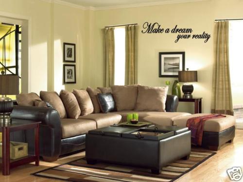 MAKE A DREAM YOUR REALITY Vinyl Wall Art Home Decor