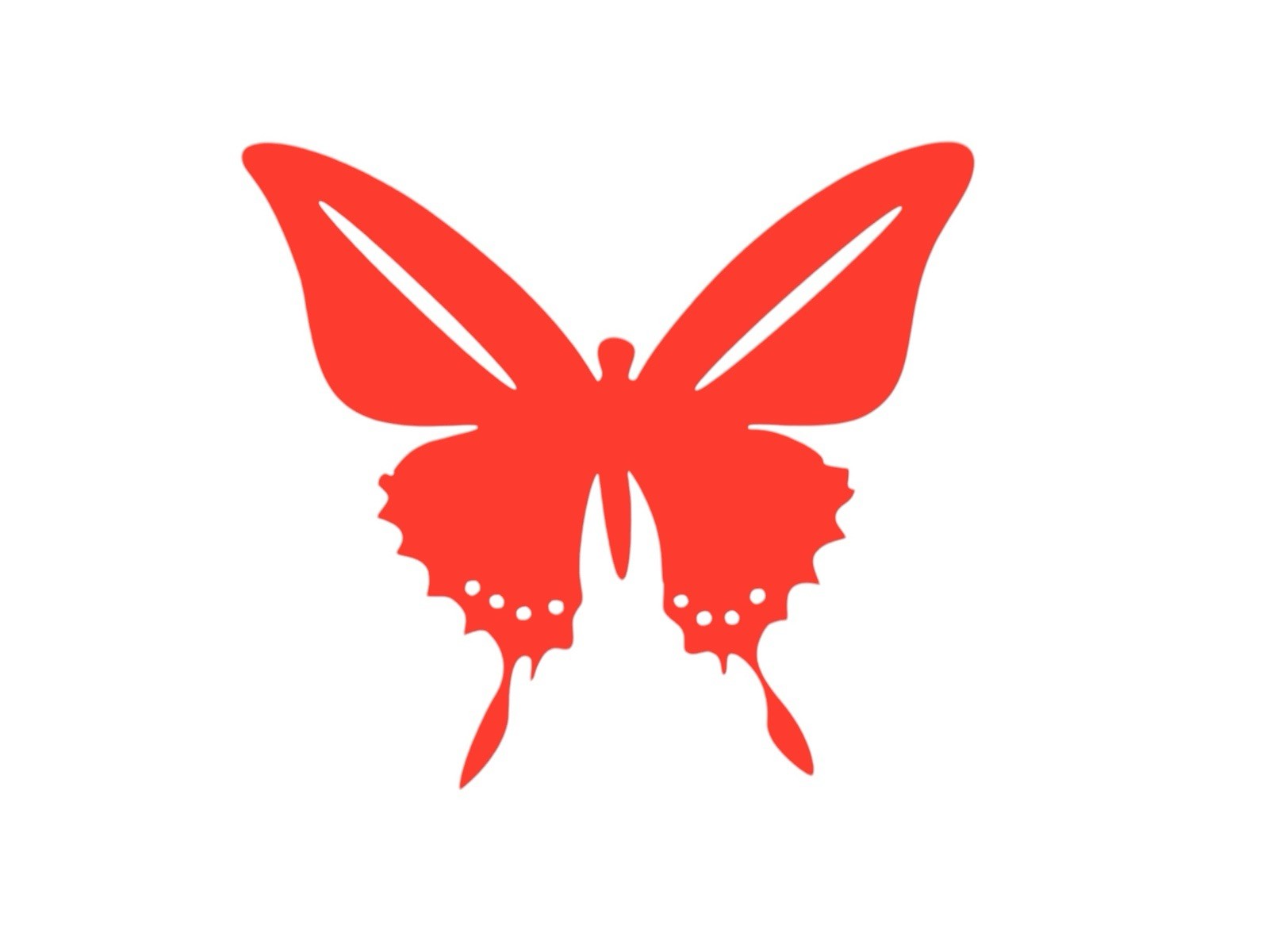 Butterfly design #2 Decal for car Windows Laptops most Smooth Surfaces