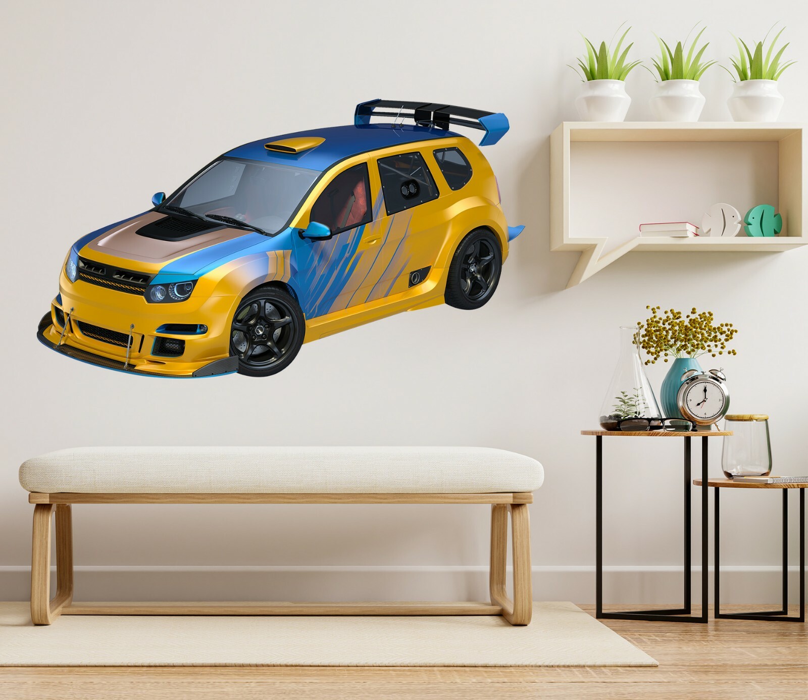 3D Inkjet Auto G1076 Car Wallpaper Mural Poster Transport Wall Stickers Honey
