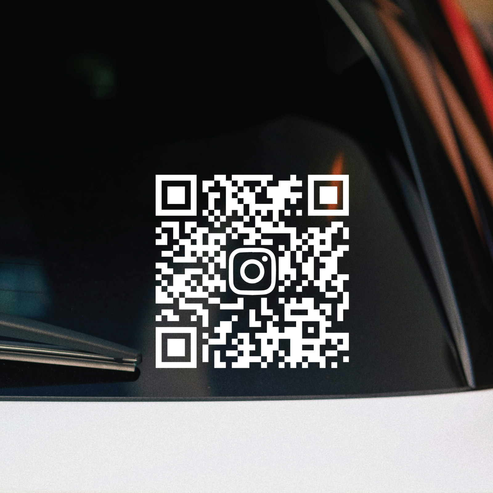 Custom Social Media QR Code Decal – Social Media Insta Custom QR Code Decal
