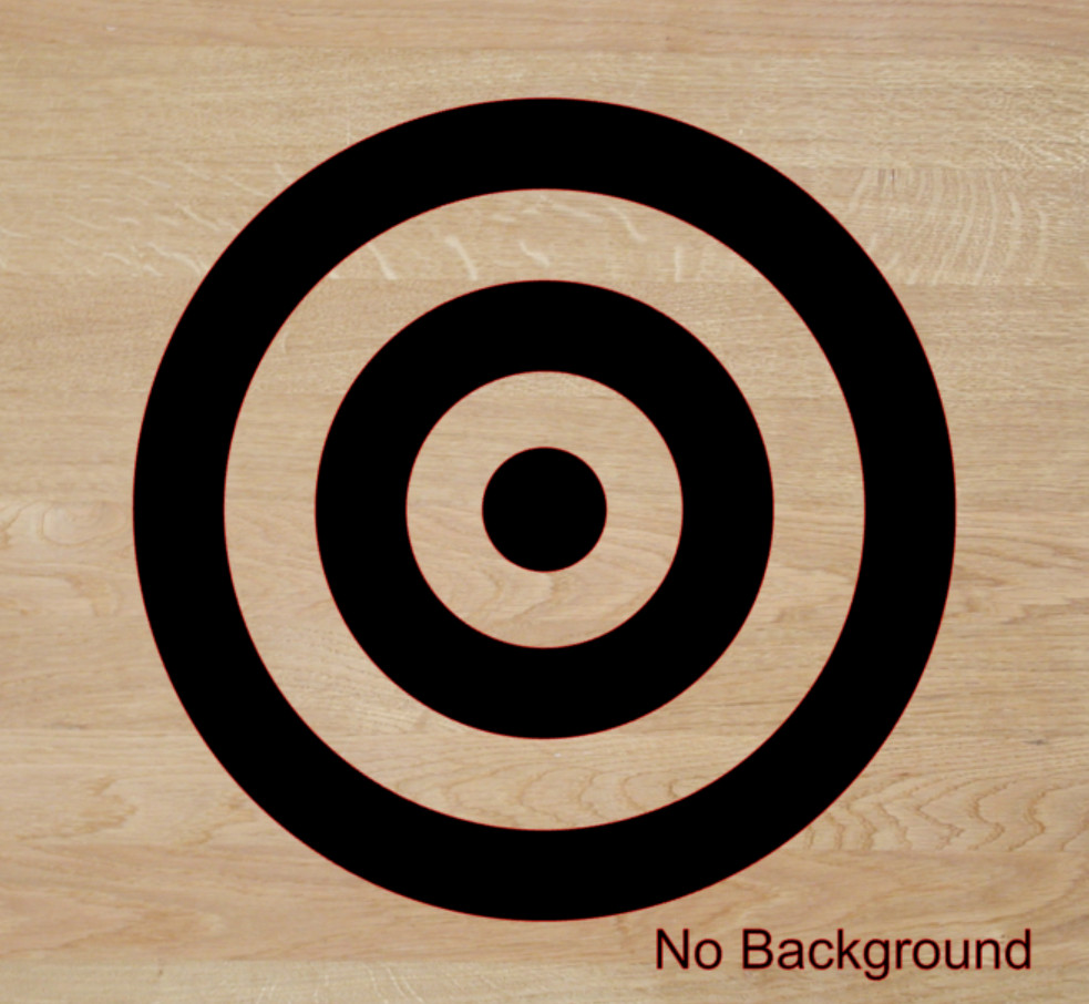 Bullseye Decal PICK SIZE COLOR Vinyl Sticker Hunting Target Archery Range Rifle